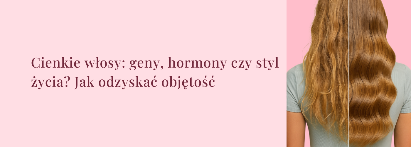Cienkie włosy: geny, hormony czy styl życia? Jak odzyskać objętość
