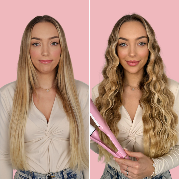 Niezniszczalne Fale w 5 Min – falownica do włosów Hollywood Hair Barbie Pink