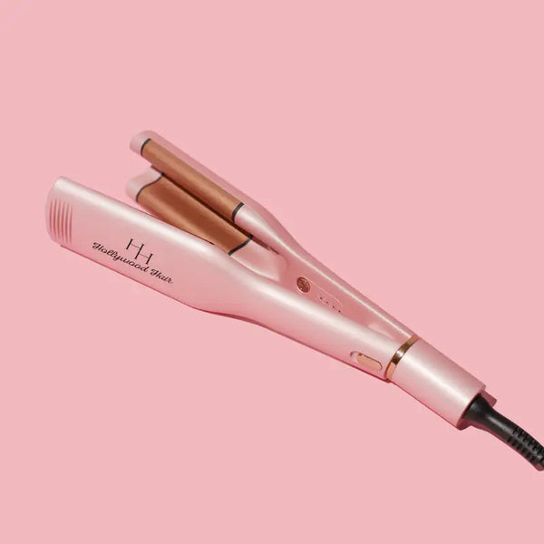 Niezniszczalne Fale w 5 Min – falownica do włosów Hollywood Hair Rose Gold