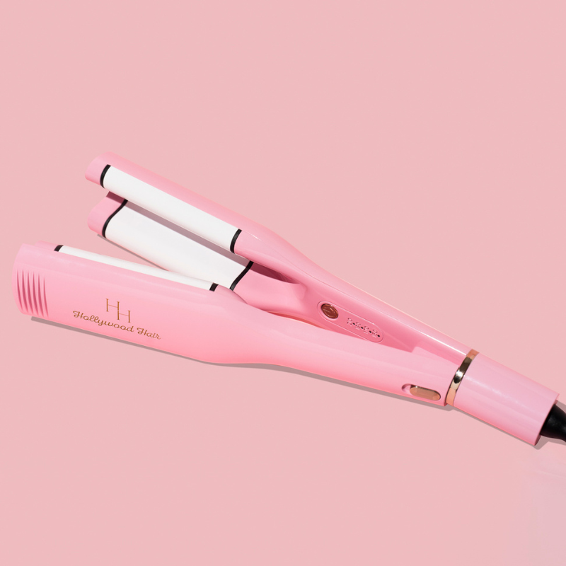 Niezniszczalne Fale w 5 Min – falownica do włosów Hollywood Hair Barbie Pink