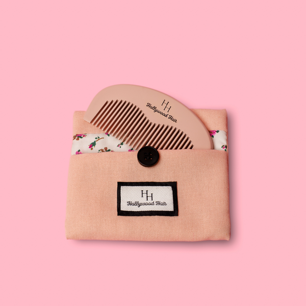 Drewniany mini grzebień - do każdego rodzaju włosów