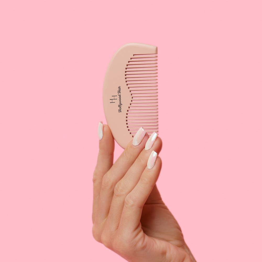 Drewniany mini grzebień - do każdego rodzaju włosów