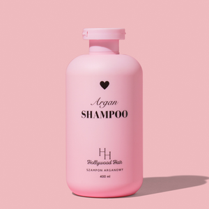 Szampon Arganowy z Prowitaminą B5 – Regeneracja i Nawilżenie Hollywood Hair 400 ml