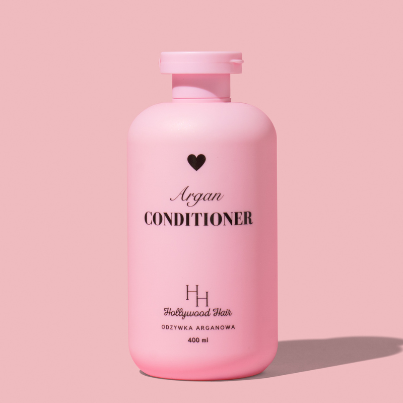 Odżywka Arganowa z Prowitaminą B5 – Extra Nawilżenie Hollywood Hair 400 ml