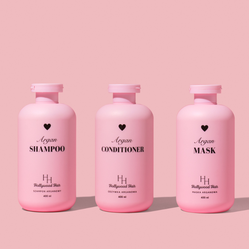 Zestaw Arganowy : Nawilżająco-Wygładzający do Włosów, szampon/odżywka/maska 400ml x 3