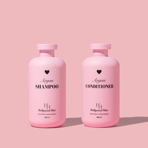Nawilżający Zestaw do Włosów - Szampon Arganowy + Odżywka Arganowa 400ml x 2