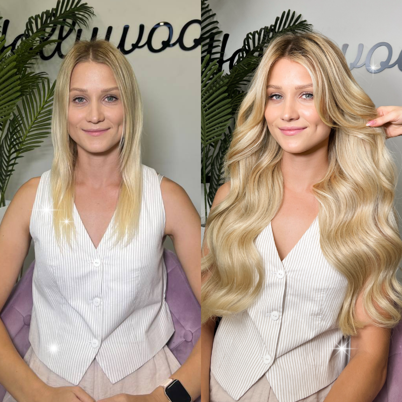 Pakiet VIP Przedłużanie włosów + objętość - HollywoodHair