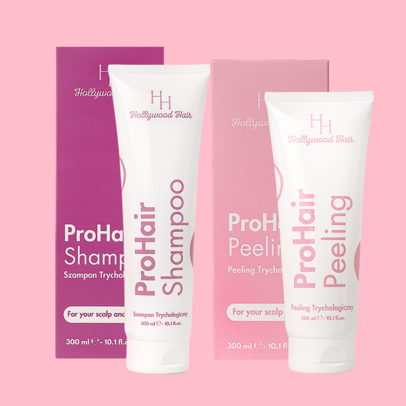 ProHair Scalp Reset – Trychologiczny duet oczyszczający (Szampon + Peeling)