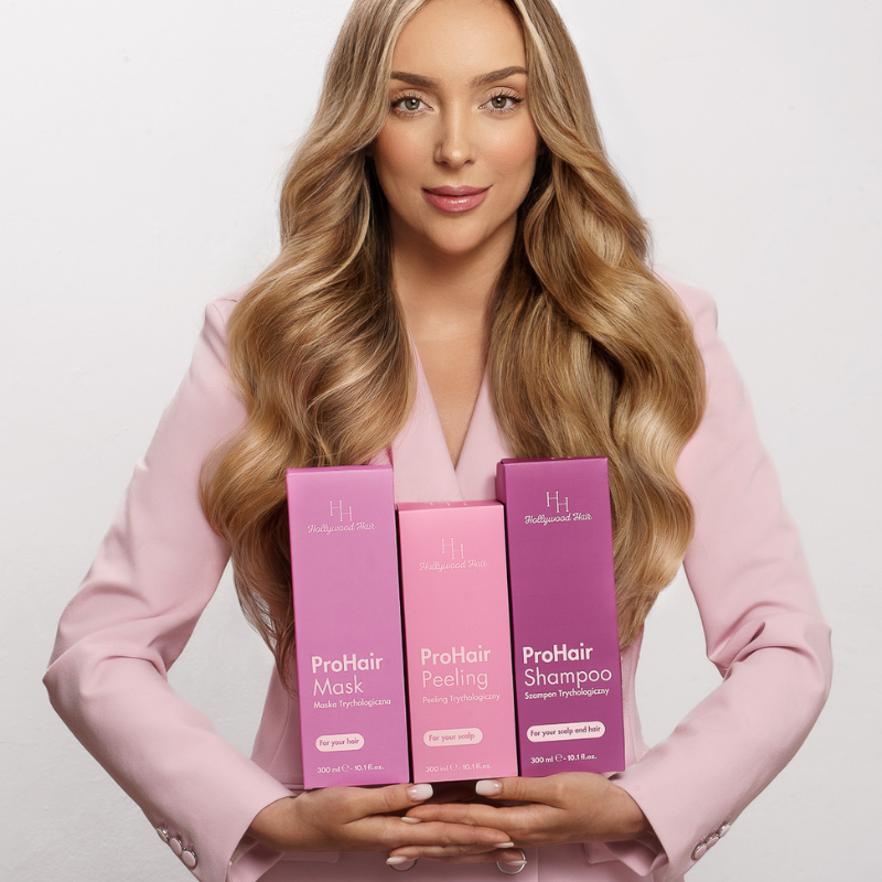 Trío Tricológico ProHair – Champú, Mascarilla y Peeling para el cuero cabelludo y el cabello