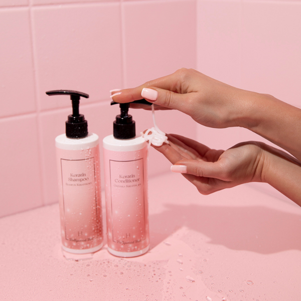 Zestaw Keratynowy do Włosów – Szampon i Odżywka z Hydrolizowaną Keratyną | Hollywood Hair