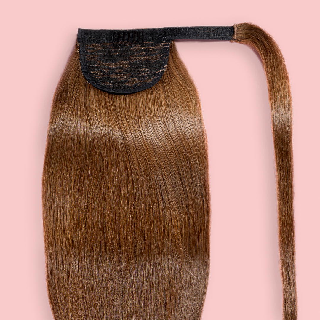 NATURAL PONY 50-70 CM #6B WARM BROWN