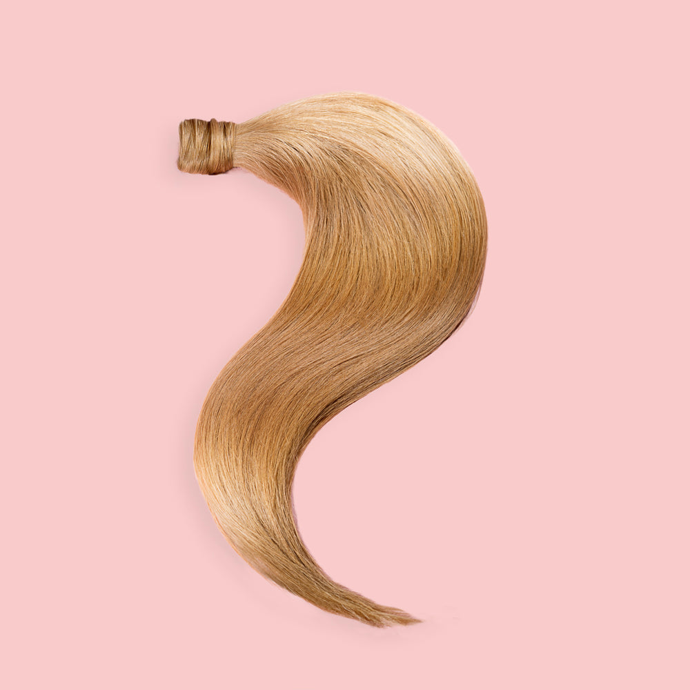 KUCYK NATURALNY 50-70 CM #18 i #22B BALAYAGE CIEMNY BLOND