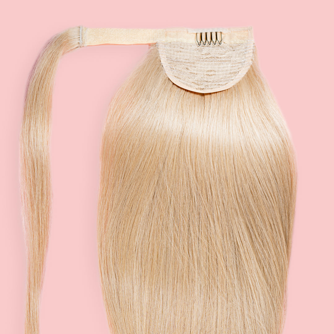 KUCYK NATURALNY 50-70 CM #24B NATURALNY CIEPŁY BLOND