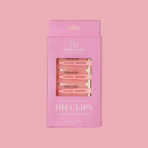 Hollywood Hair HH Clips – Silikonowe Spinki do Włosów Barbie Pink (6 szt.)