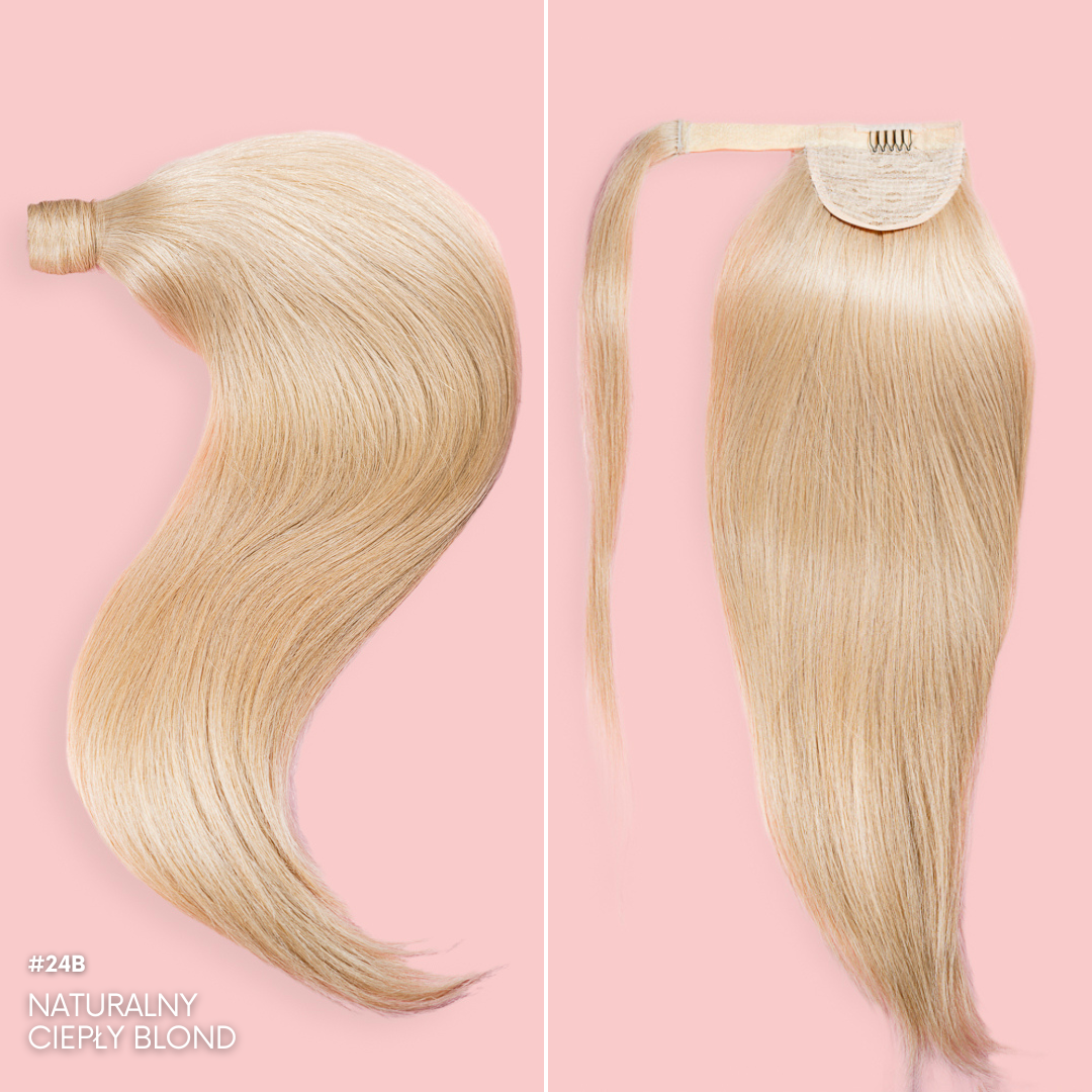 NATURAL PONY 50-70 CM #24B NATURAL WARM BLONDE