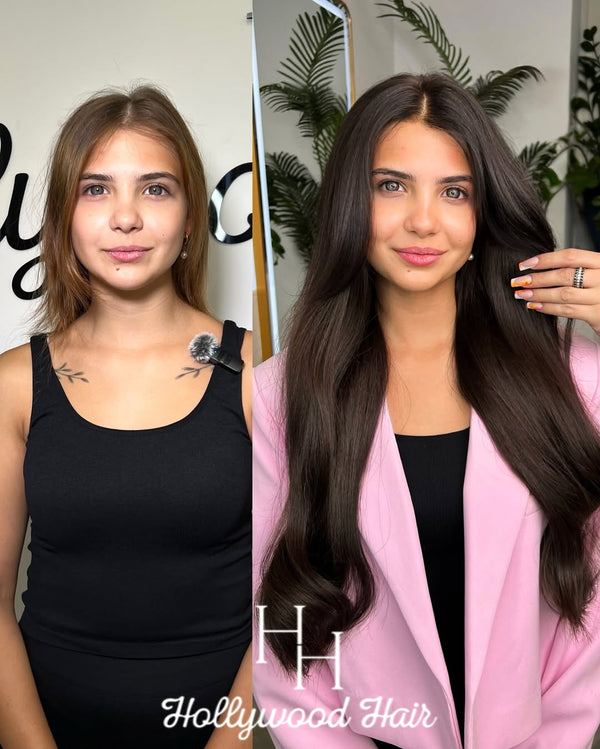 Przedłużanie włosów + kololryzacja