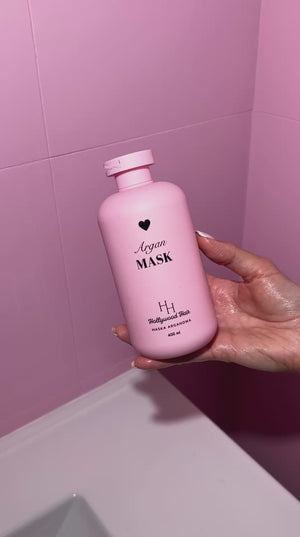 Maska Arganowa z Hydrolizowaną Keratyną i Prowitaminą B5 – Zabieg Odżywczo-Regenerujący 400 ml