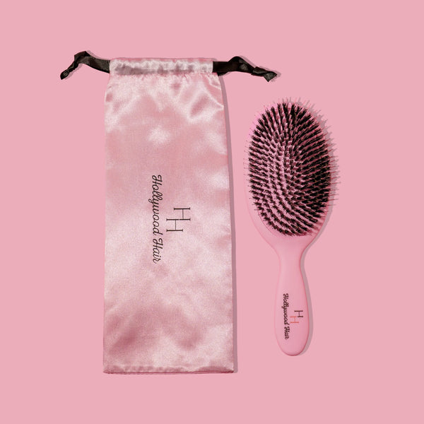 Hollywood Hair Smooth Pink Brush – Profesjonalna Szczotka Rozczesująca i Wygładzająca