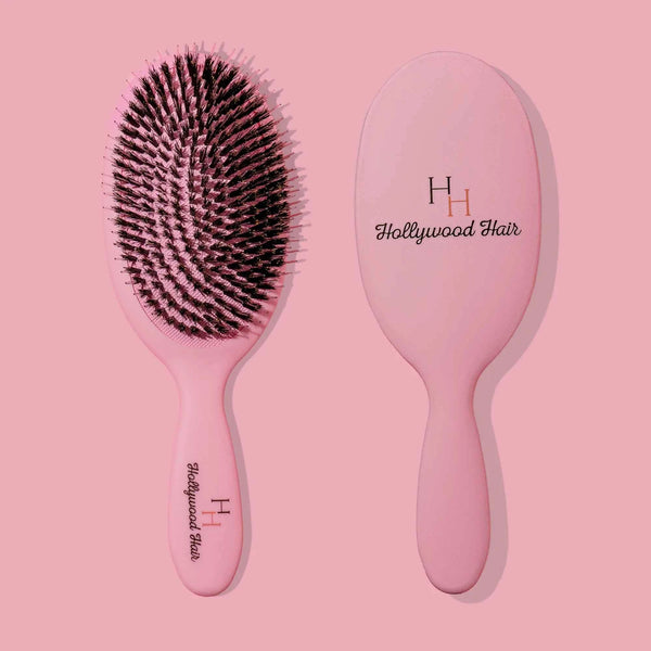 Hollywood Hair Smooth Pink Brush – Profesjonalna Szczotka Rozczesująca i Wygładzająca