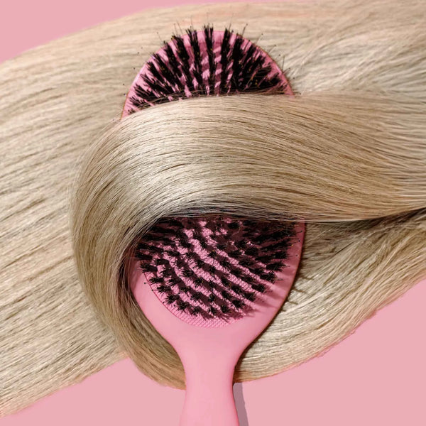 Hollywood Hair Smooth Pink Brush – Profesjonalna Szczotka Rozczesująca i Wygładzająca